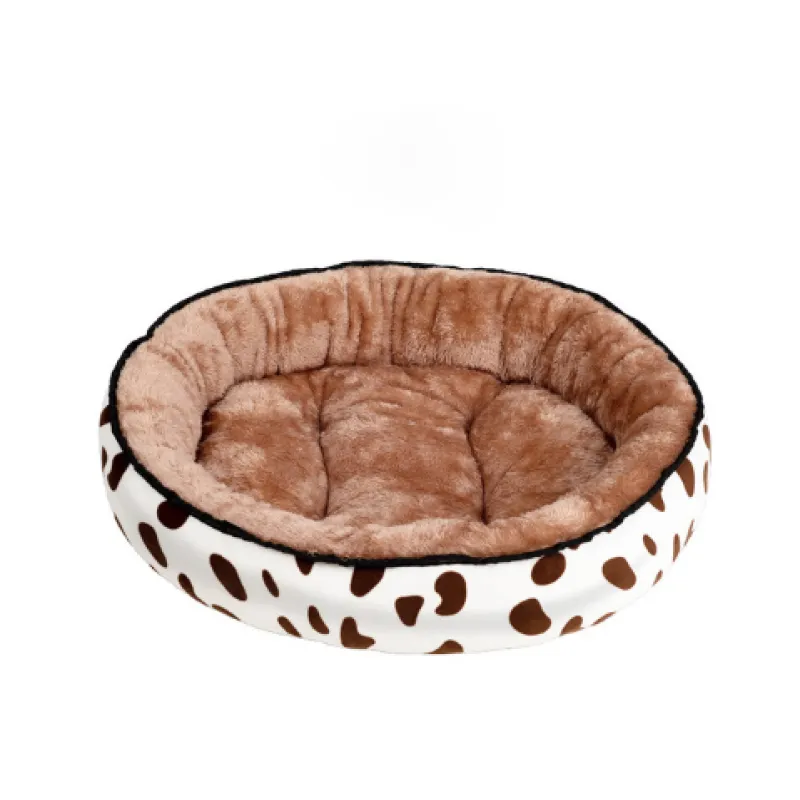Dog Bed in Dots Design for Comfortable Rest-Lumapick