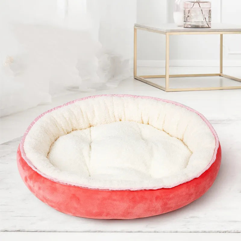 Dog Bed in Dots Design for Comfortable Rest-Lumapick