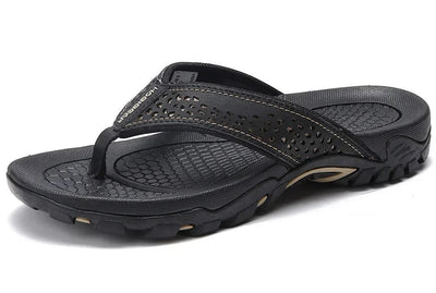 Men’s Arch Support Athletic Flip Flops – Comfortable Sports Sandals for Walking & Everyday Wear