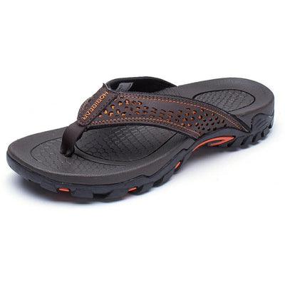 Men’s Arch Support Athletic Flip Flops – Comfortable Sports Sandals for Walking & Everyday Wear