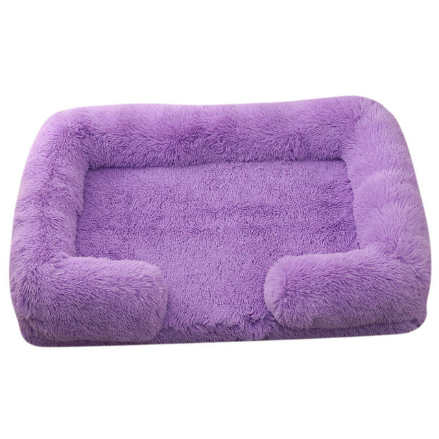 Orthopedic Plush Dog Bed with Removable Washable Cover – Soft, Supportive & Durable-Lumapick