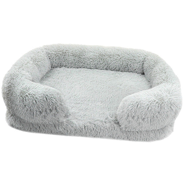 Orthopedic Plush Dog Bed with Removable Washable Cover – Soft, Supportive & Durable-Lumapick