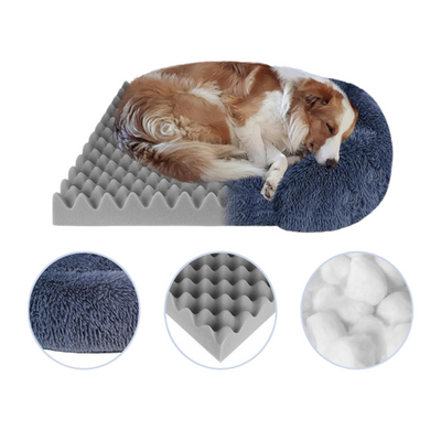 Orthopedic Plush Dog Bed with Removable Washable Cover – Soft, Supportive & Durable-Lumapick