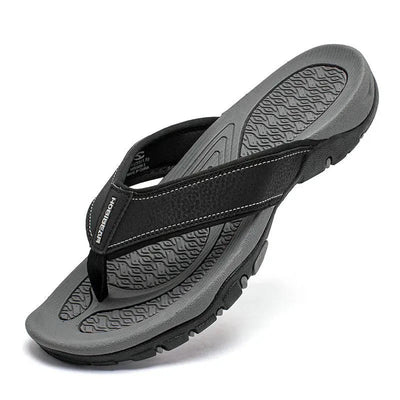 Men’s Arch Support Athletic Flip Flops – Comfortable Sports Sandals for Walking & Everyday Wear