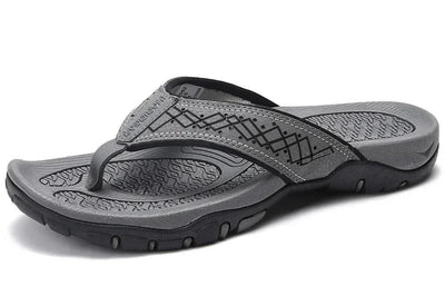 Men’s Arch Support Athletic Flip Flops – Comfortable Sports Sandals for Walking & Everyday Wear