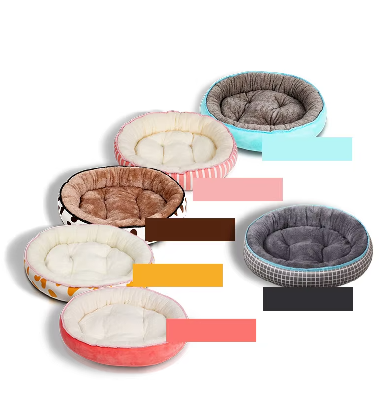 Dog Bed in Dots Design for Comfortable Rest-Lumapick