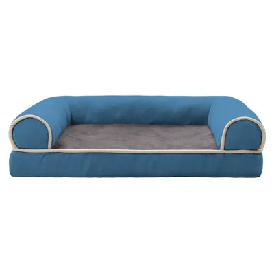 Comfy and Calming Dog Sofa Bolster Bed with Removable Washable Cover-Lumapick