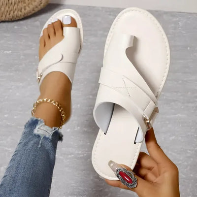 Orthopedic Leather Sandals for Women – Comfortable Bunion Relief-Lumapick